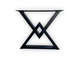 Diamant poot - eettafel - set van 2 