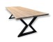 Open X-poten eettafel - set van 2