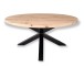 Dubbele X poot eettafel 80